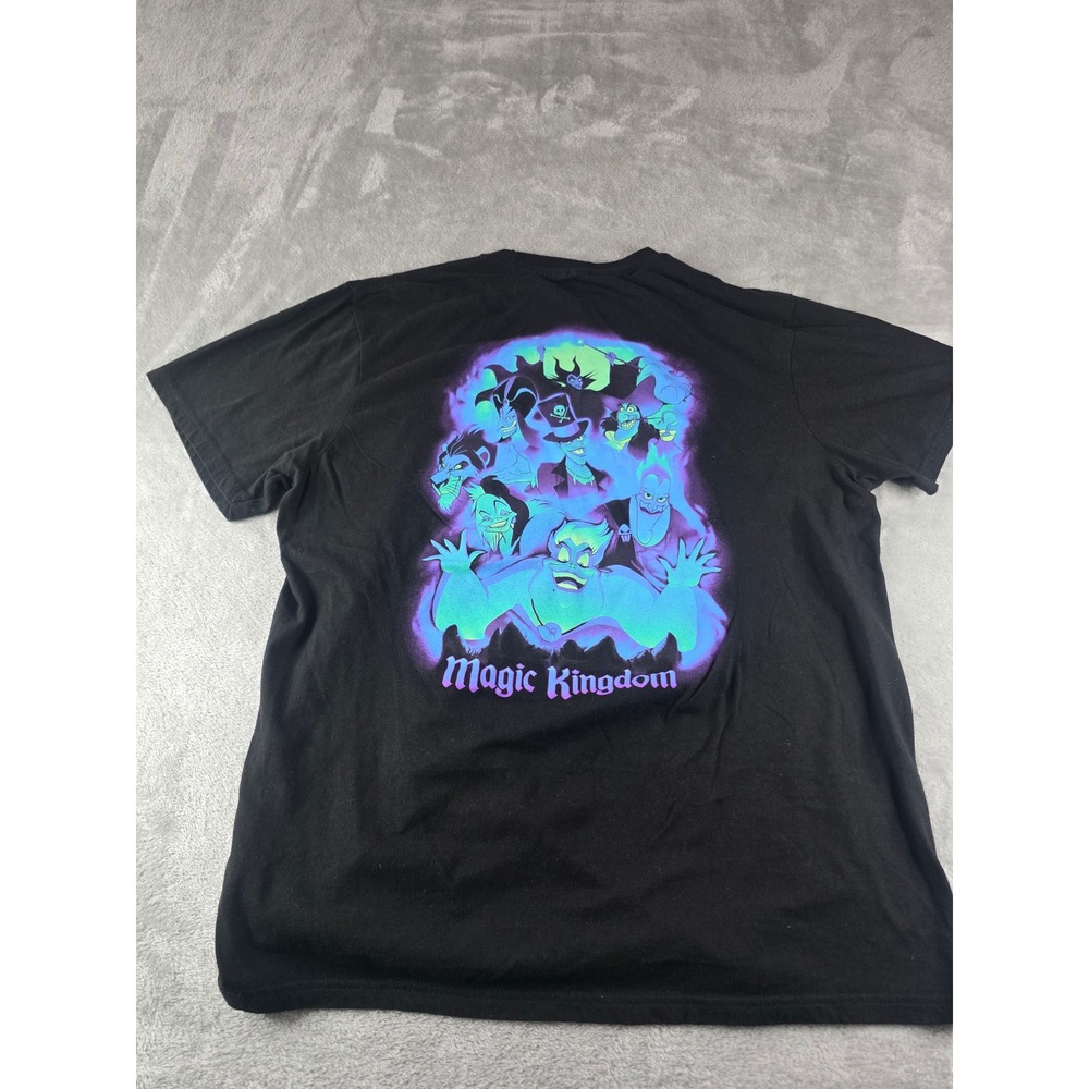 Disney T-Shirt Mens XXL Black Villains After Hours 2019 Magic Kingdom Pocket Tee
